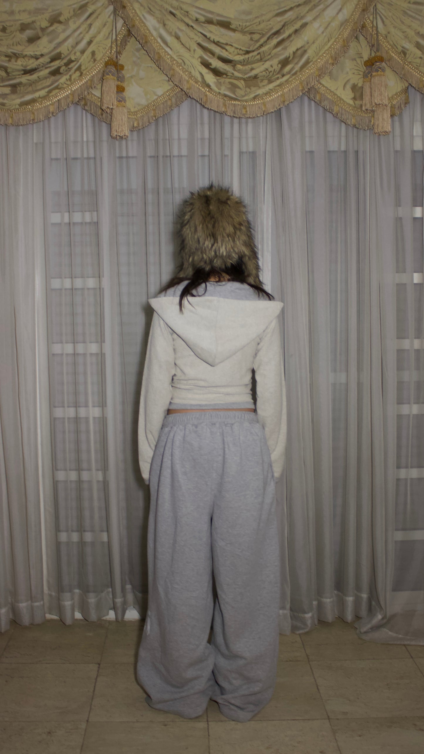 invert jacket in grey