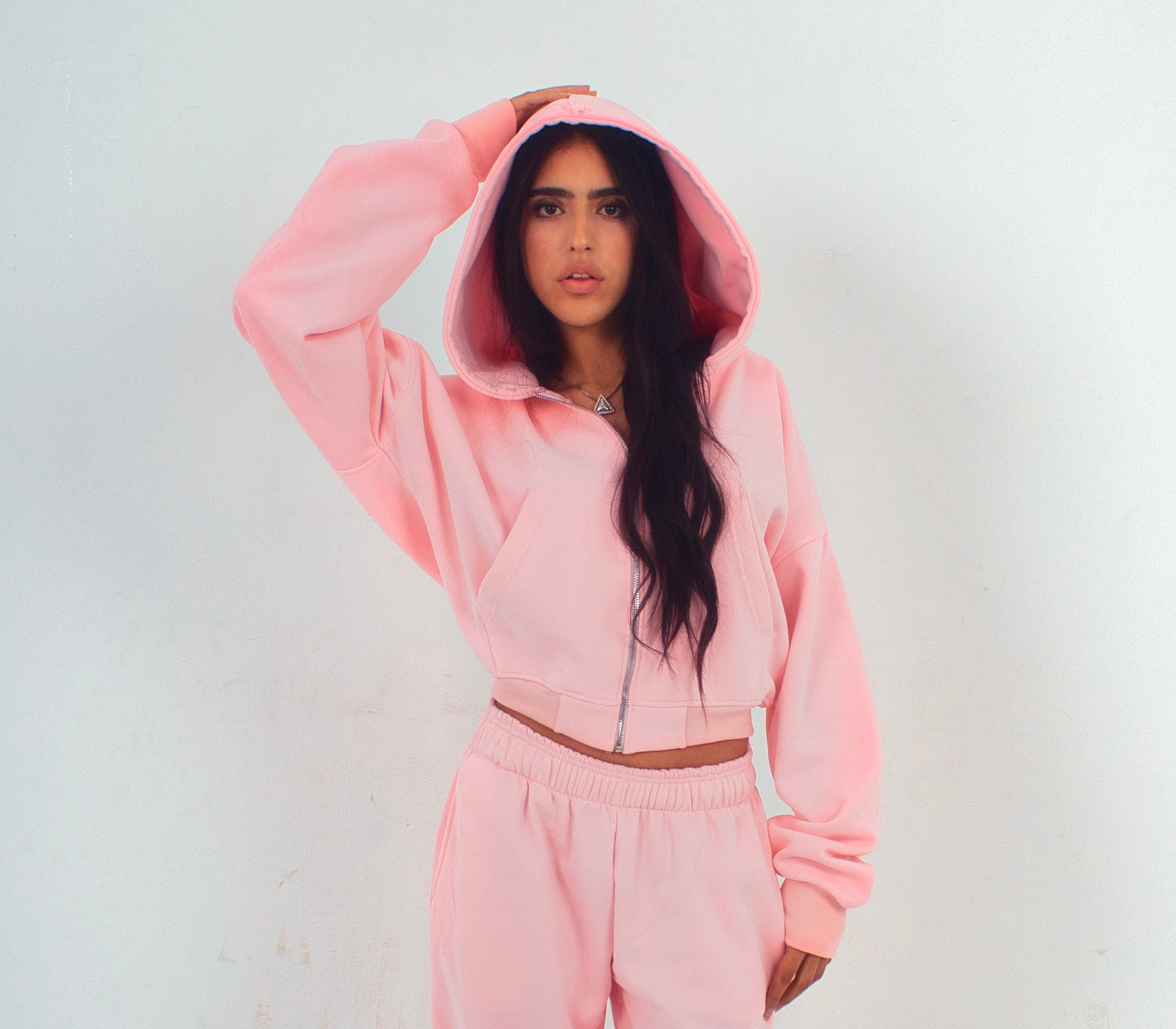 zip up in pink