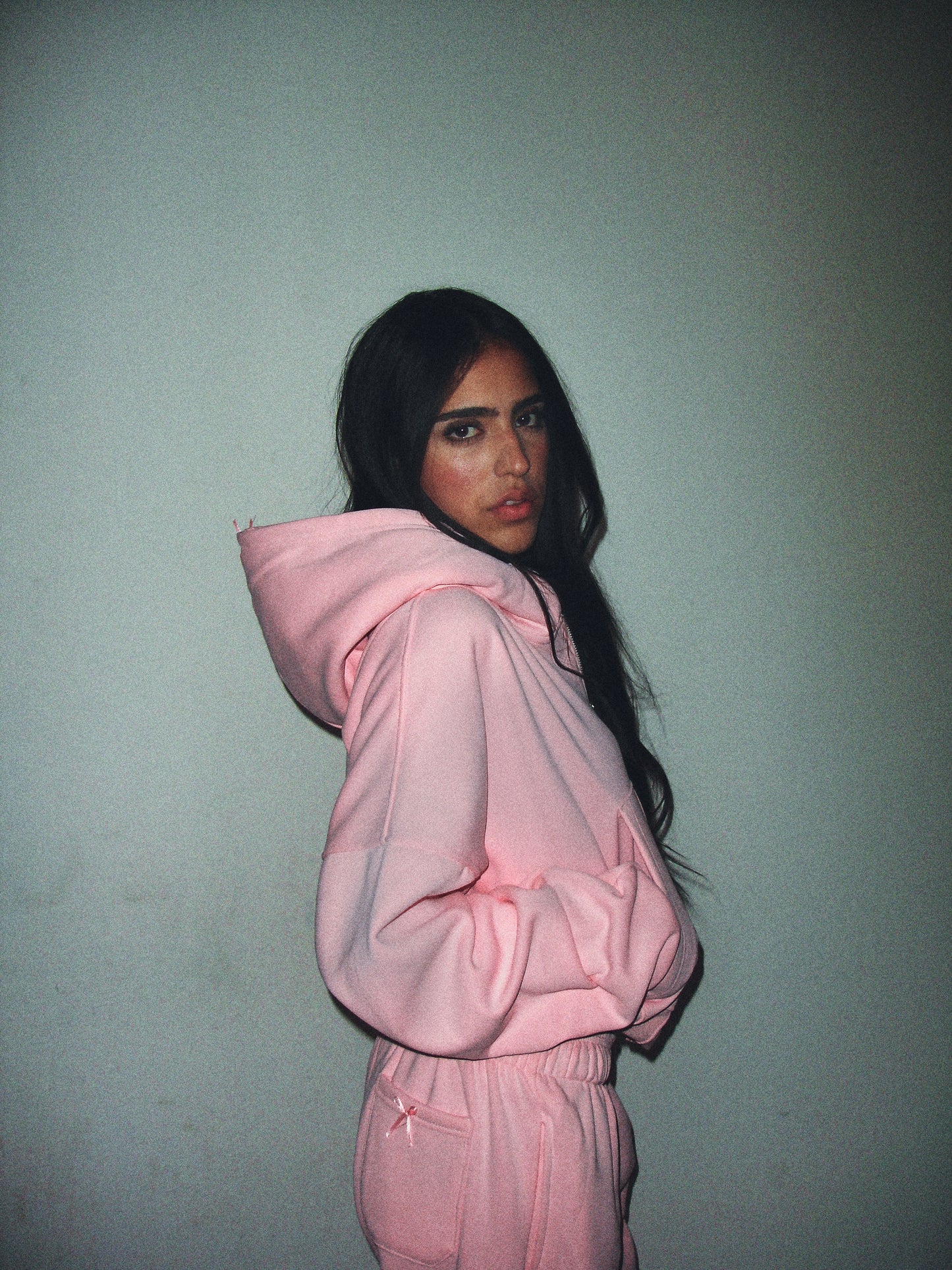 zip up in pink