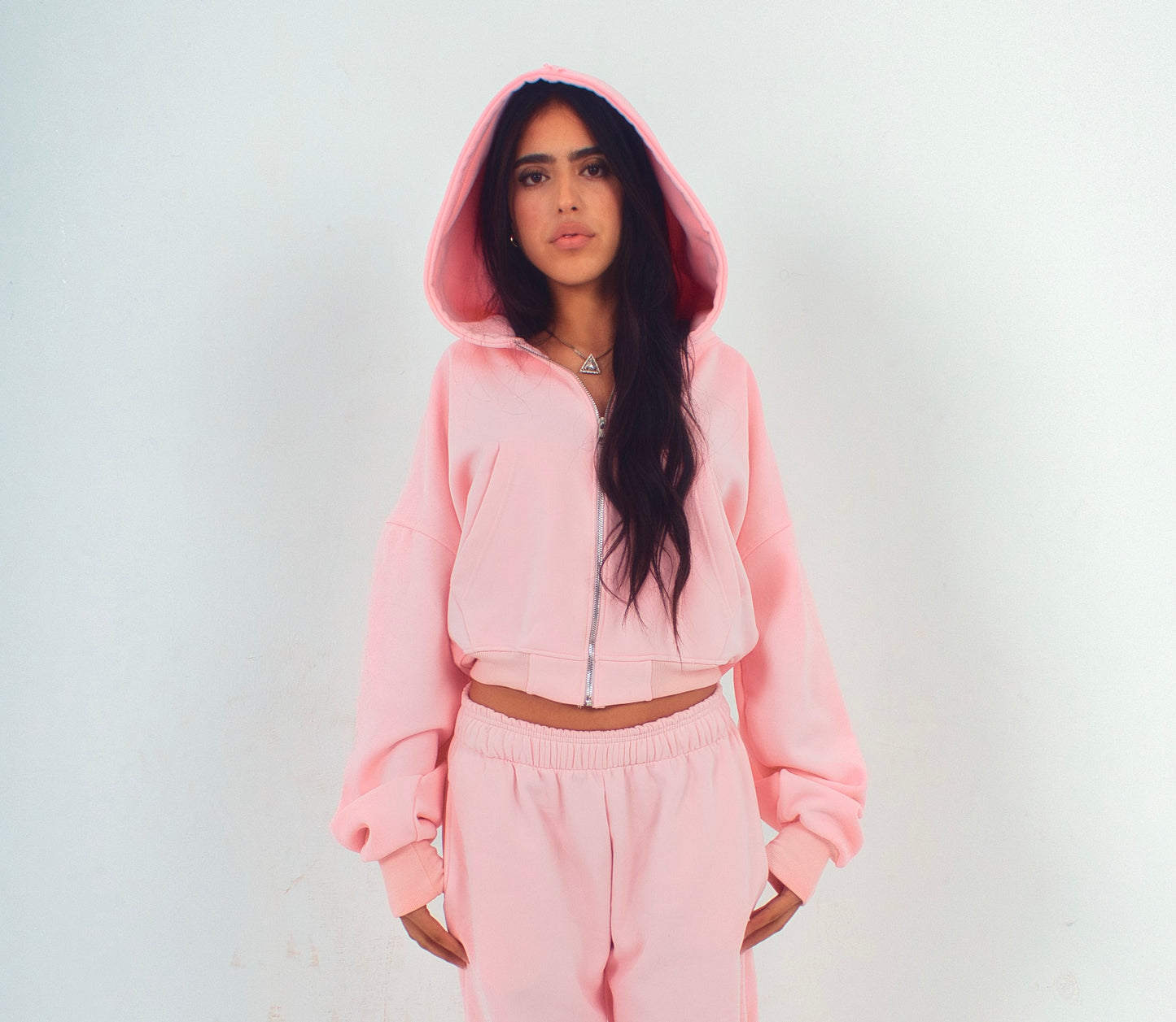 zip up in pink